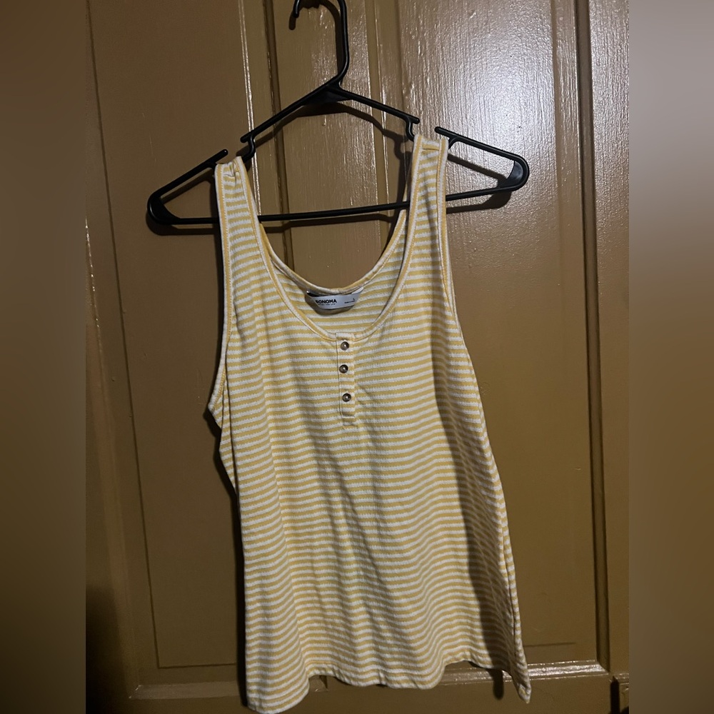 striped comfy tank top